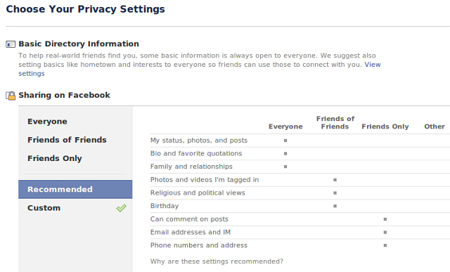 fb privacy