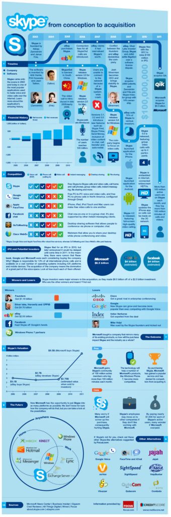 skype infographic