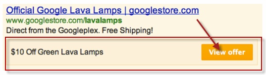 google adwords offer extension ad