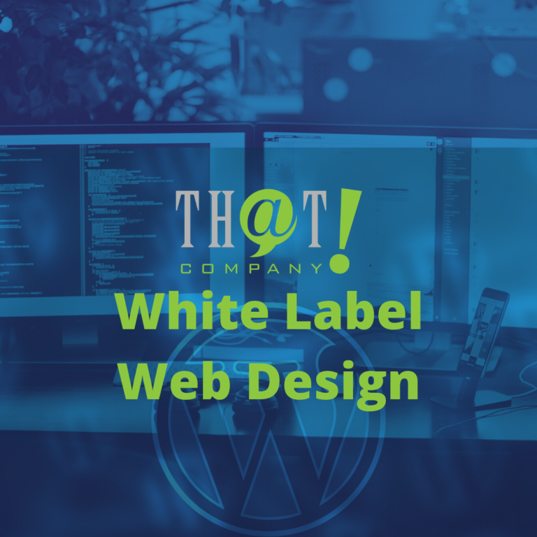 white label web design