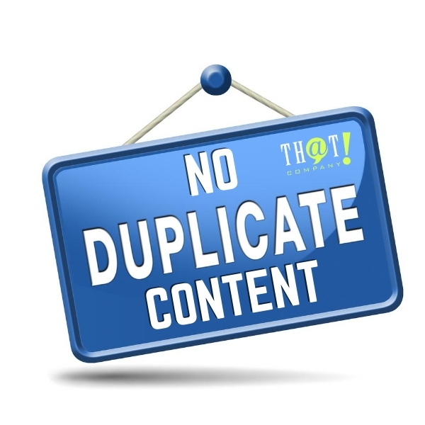 HAVING NO DUPLICATE CONTENT IS PART OF A SUCCESSFUL SEARCH ENGINE OPTIMIZATION CAMPAIGN