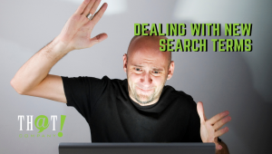 Dealing With New Search Terms | Man Angry With computer