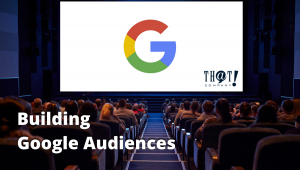 Building Google Search Term Audiences | Cinema with Audience and Google Logo on Screen