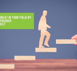 Expert Advice on How to Become Great in Your Field | Wooden Man Climbing Steps Hand Sets Up For Him