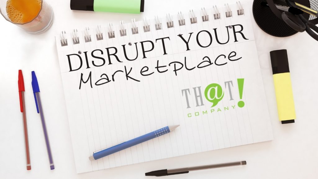 Disrupt Your Marketplace | Paper With Marketplace Written on it