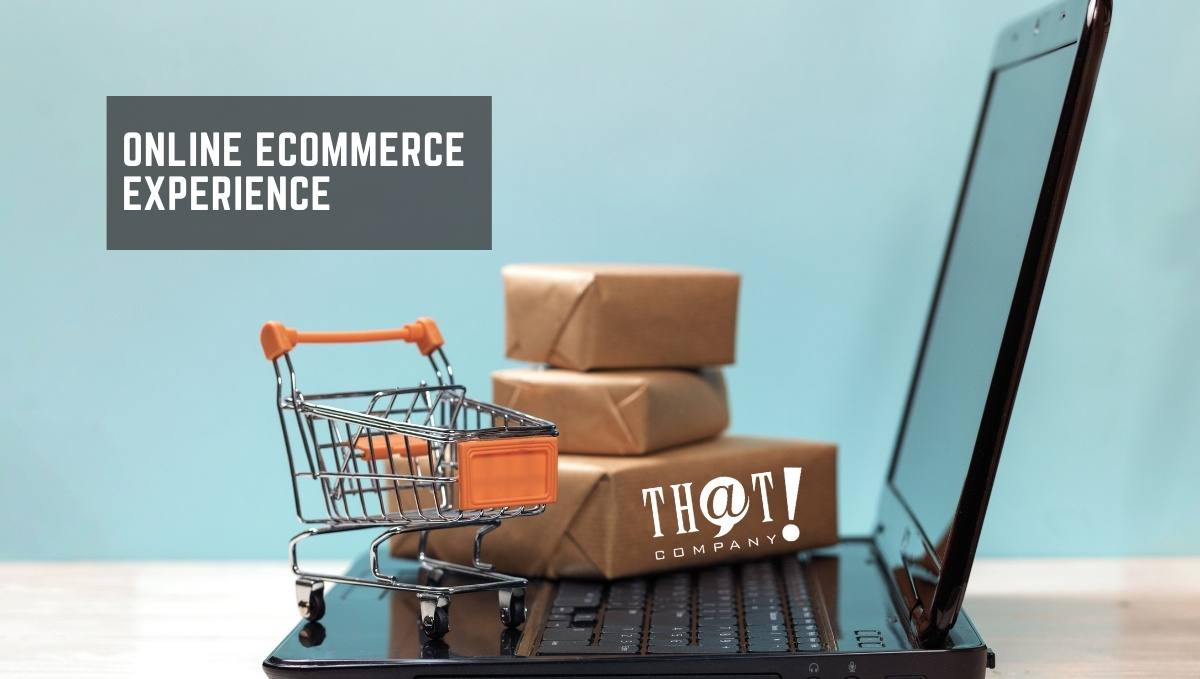 Online eCommerce Experience | Small boxes and Shopping Cart on Laptop