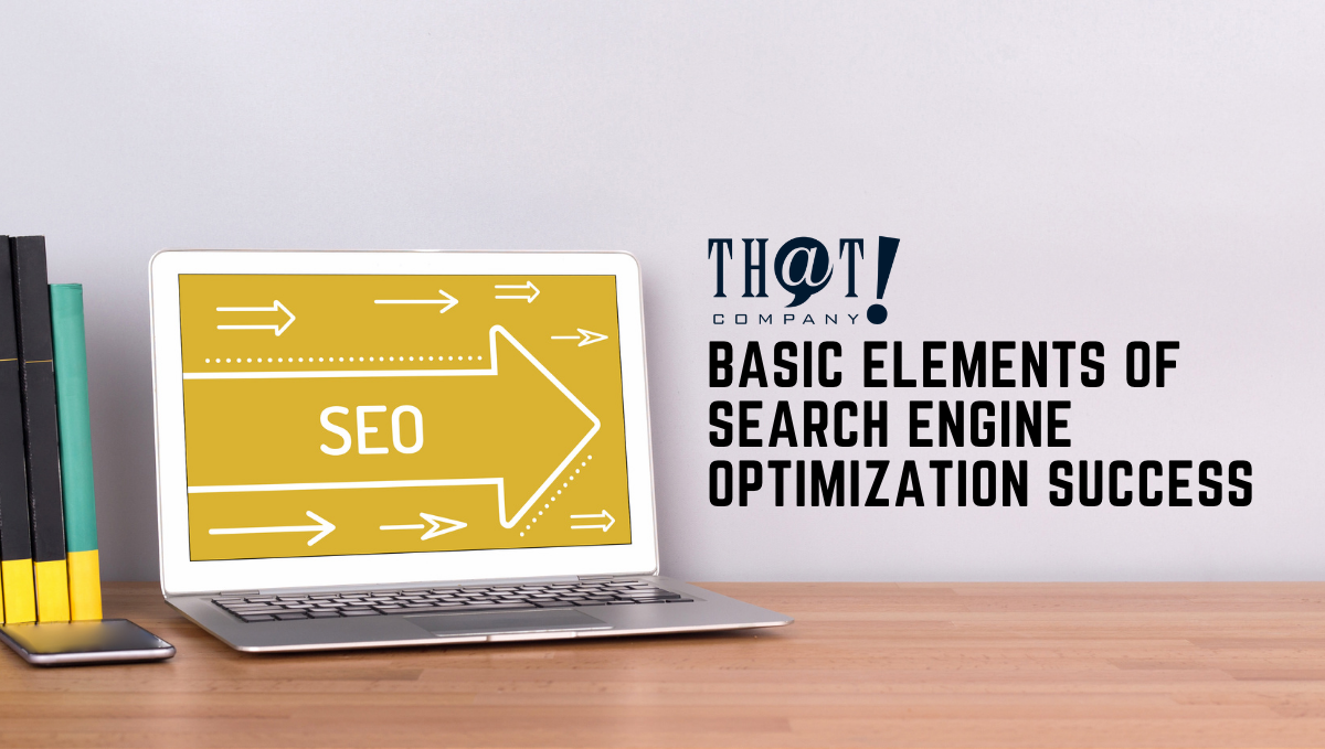 Basic Elements of Search Engine Optimization Success | A Workspace with laptop and Books