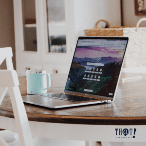 Google Ad Quality Score | A Laptop on the Top of a Table showing a Google Chrome Tab