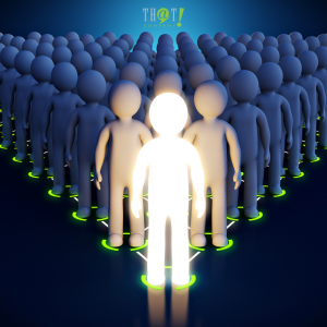 Business Strategy: Lead Generation | Human Dummies Creating A Triangular Form