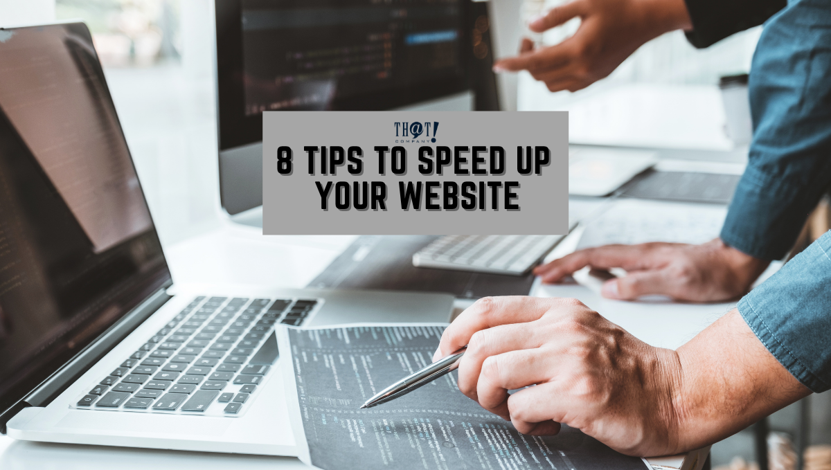 Speed Up Your Website | People In Front of a Laptop and Desktop Looking at Some Codes for Web Development