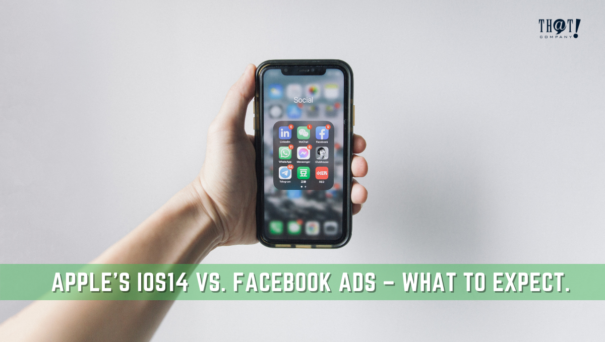 Apple’s iOS14 vs. Facebook Ads | Person Holding a Smartphone