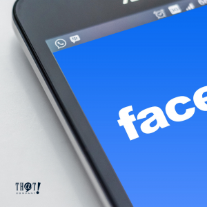 Facebook Pixel | Smartphone with FB Screen Showing