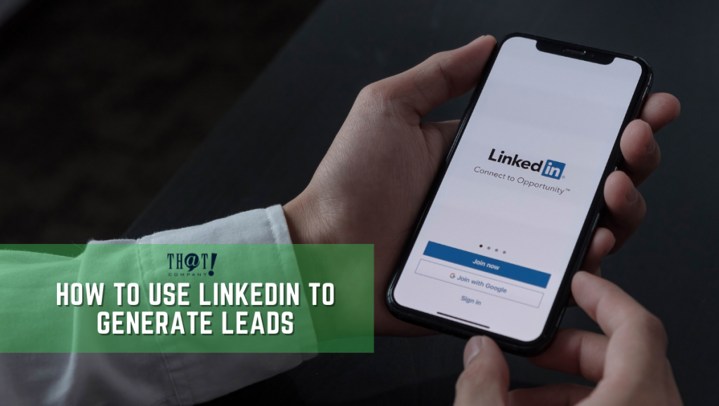 LinkedIn To Generate Leads | A Hand Holding A Phone Showing A LinkedIn App