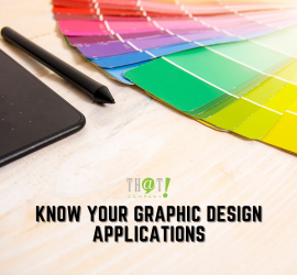 Know Your Graphic Design Applications | A Pen and tablet With A Color Palette On The Side