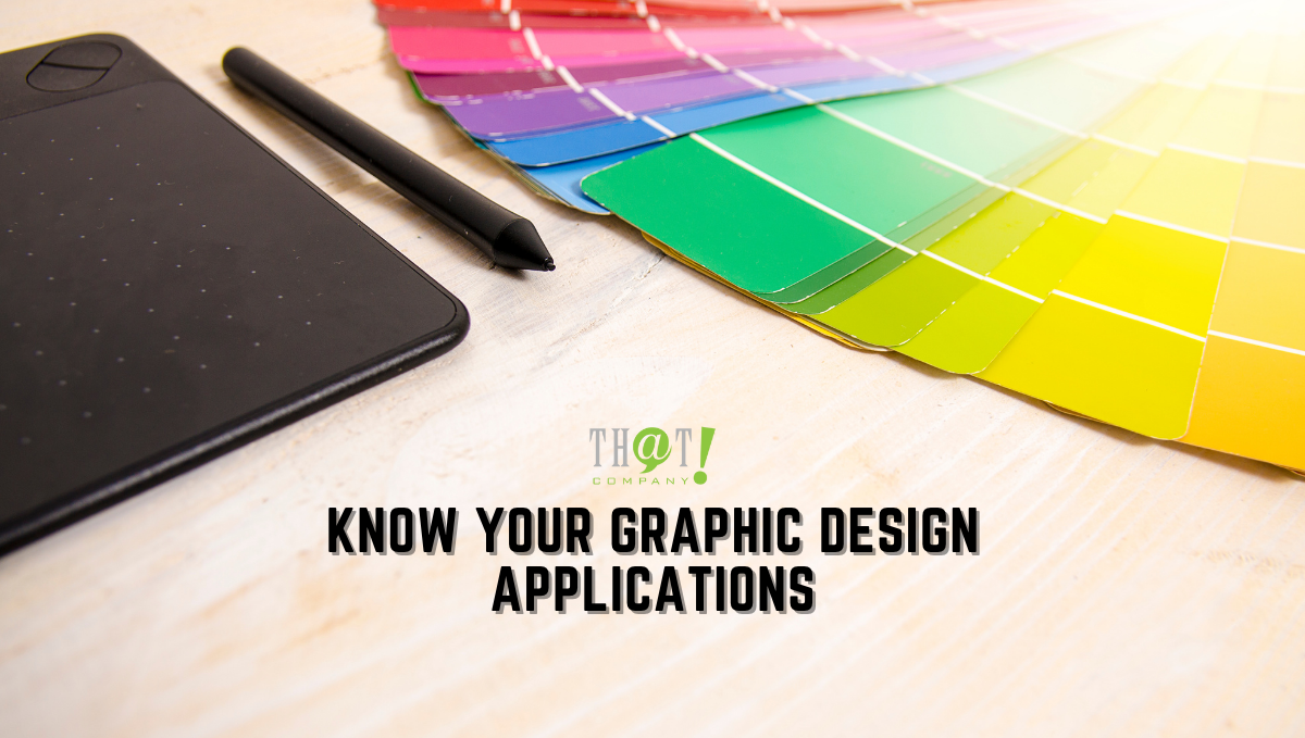 Know Your Graphic Design Applications | A Pen and tablet With A Color Palette On The Side