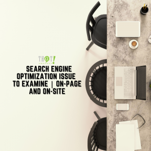 Search Engine Optimization Issue To Examine On Page And On Site