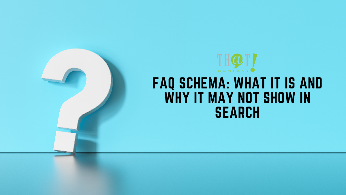 FAQ Schema | A Question Mark