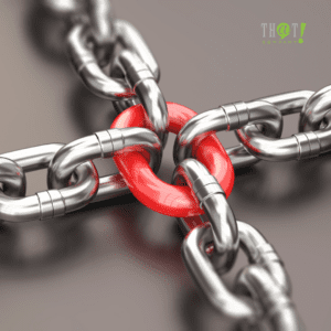 Importance Of Link Building Strategy | 4 Chains Connected From 1 Red Chain At The Center