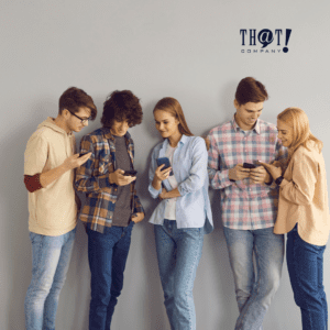 Create Engaging Content | A Group Of People Looking Into Their Mobile Devices
