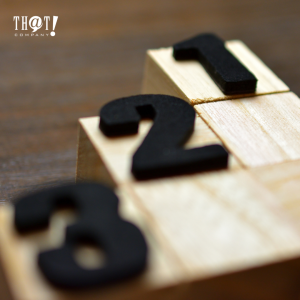 Ranking Factor Variability | A Stair Wood Block With Numbers 3, 2, and 1