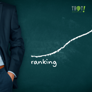 Title Tags as a Ranking Factor | A Drawing On A Chalk Board With The Word Ranking And A Graph Going Up