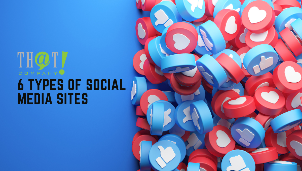 6 Types of Social Media Sites | Bunch Of Like and Heart Reaction Button