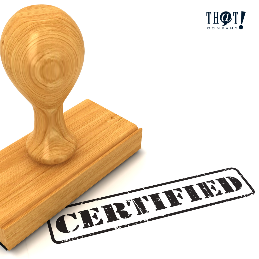 Certification | A Certified Stamp