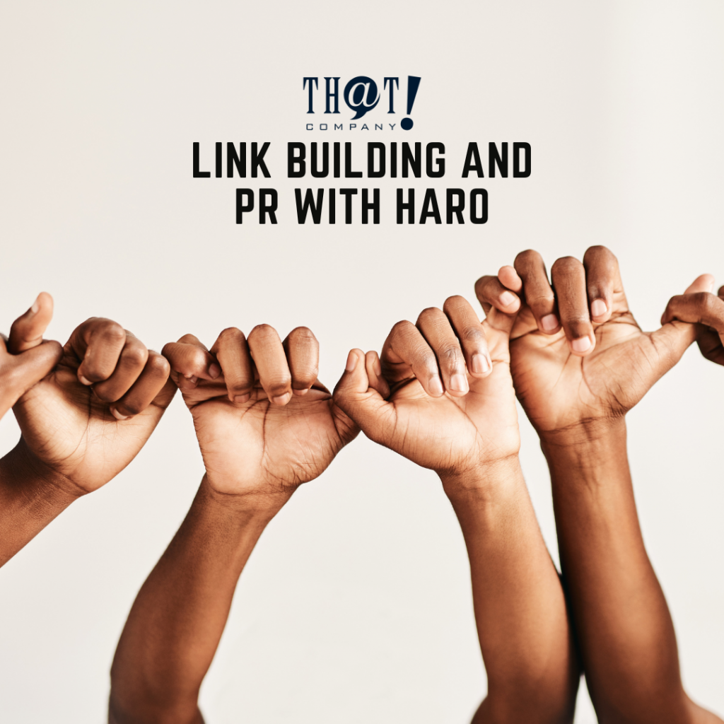 Link Building and PR with HARO