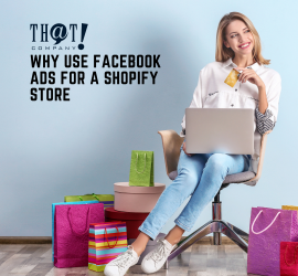 Facebook Ads for Shopify | a Girl Holding A Credit Card With Laptop on Her Lap Surrounded by Shopping Bags