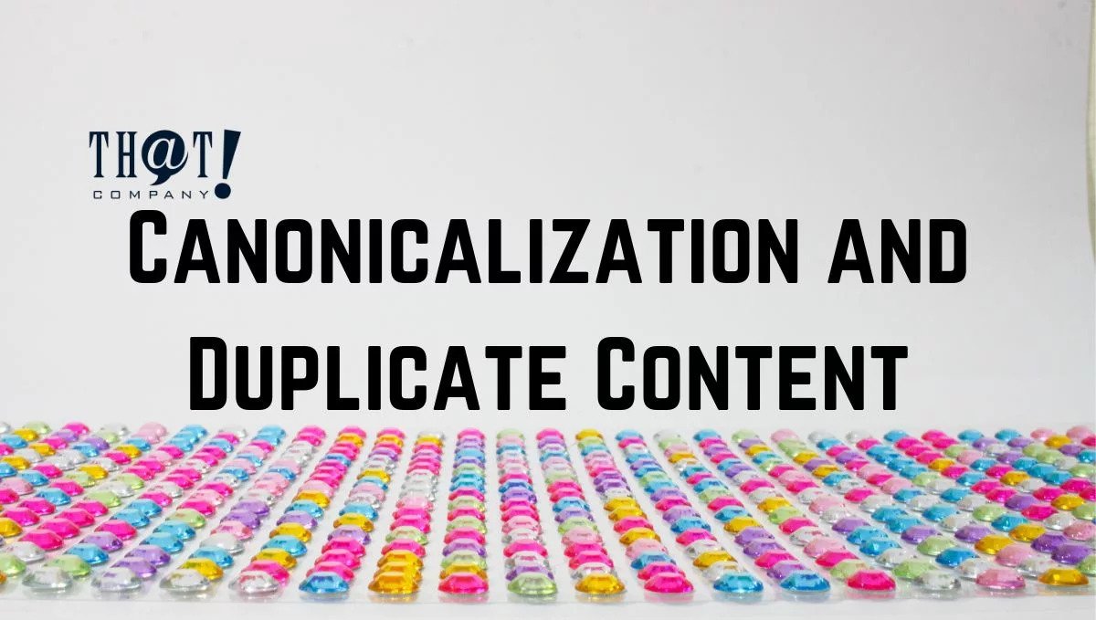 Canonicalization and Duplicate Content | A Full Of Colorful Jewels