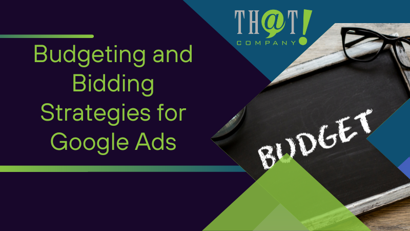 Budgeting and Bidding Strategies for Google Ads