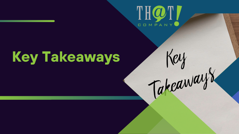 Key Takeaways 1