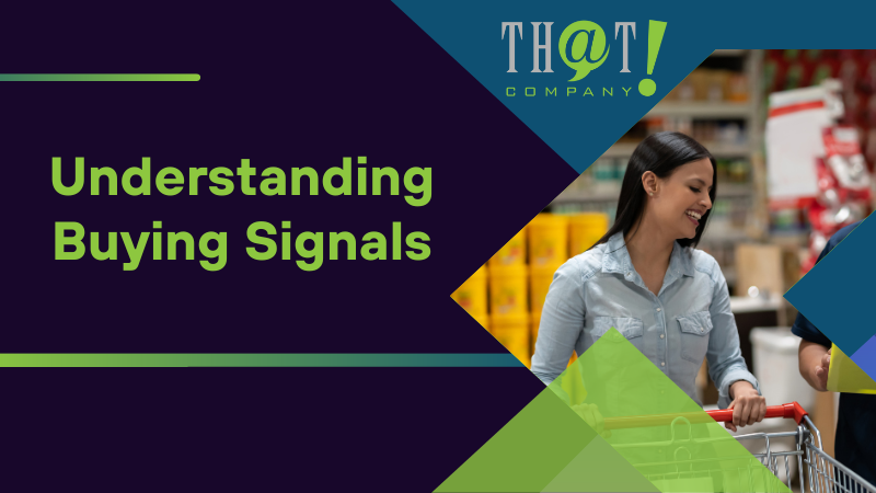 Understanding Buying Signals