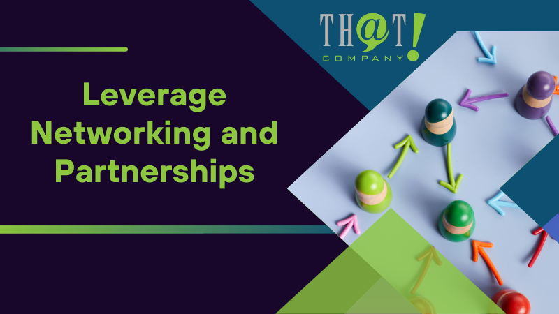 Leverage Networking and Partnerships