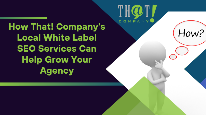 How That Companys Local White Label SEO Services Can Help Grow Your Agency