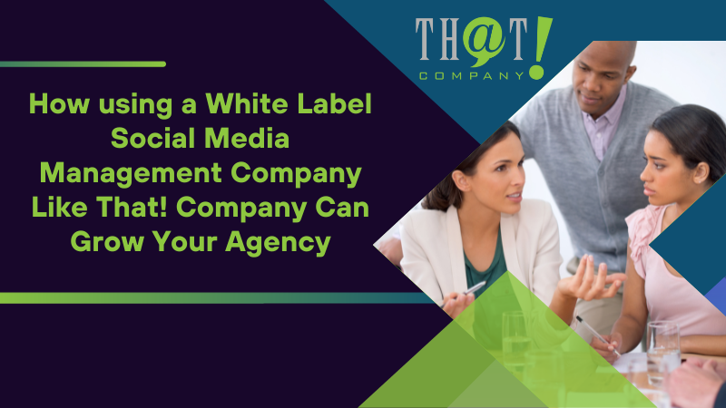 How using a White Label Social Media Management Company Like That