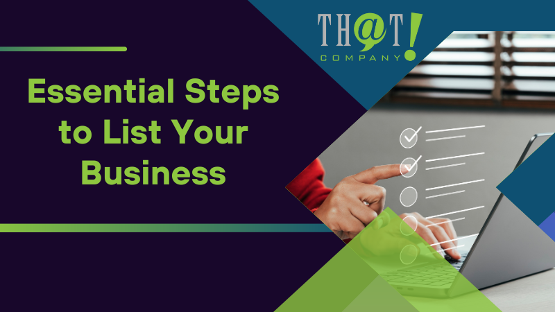 Essential Steps to List Your Business