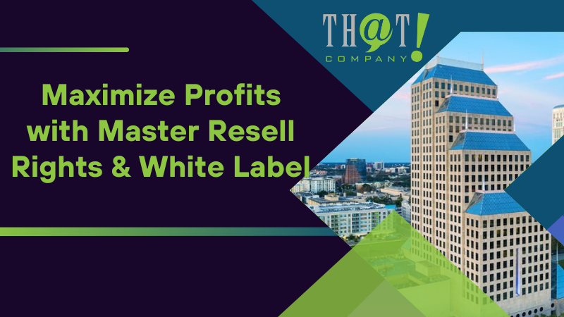 Maximize Earnings with Master Resell Rights Products and White Label