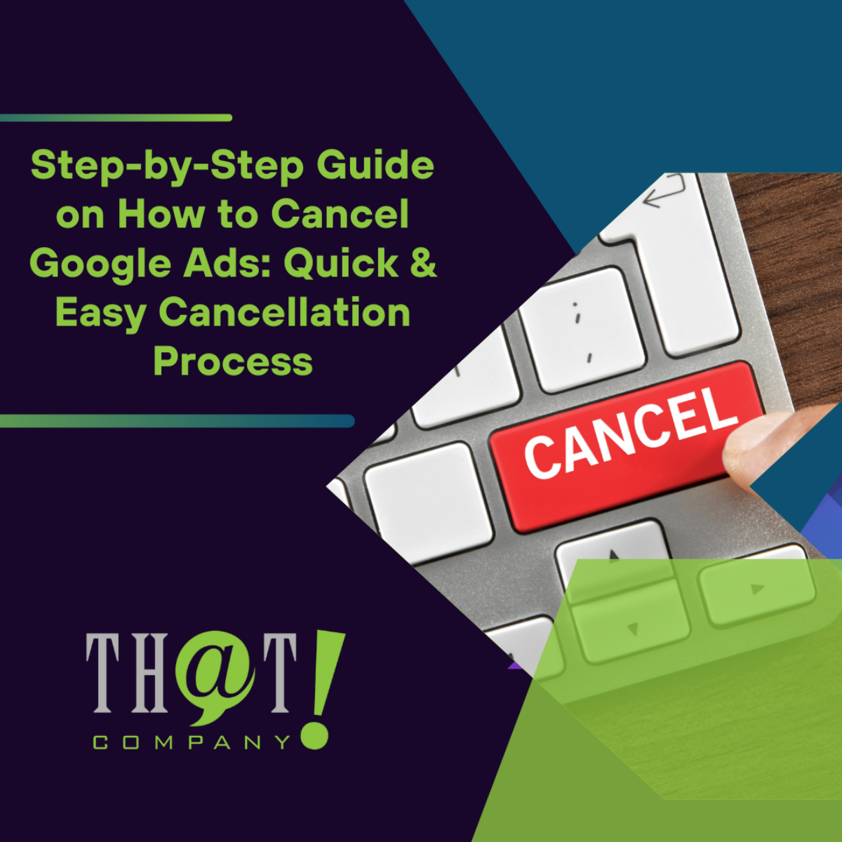how do i cancel google ads