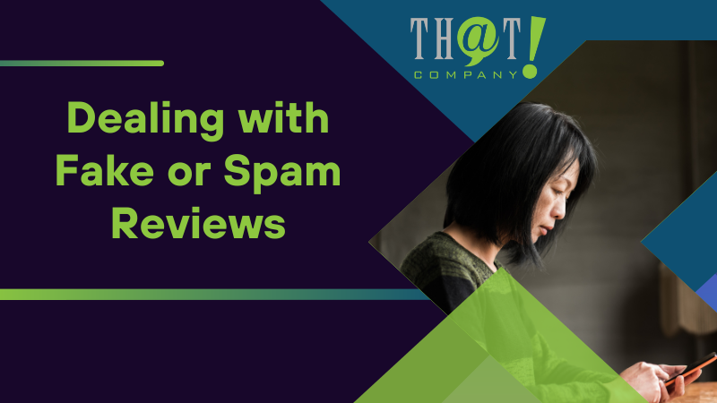 Dealing with Fake or Spam Reviews