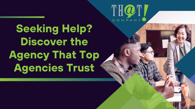 Seeking Help Discover the Agency That Top Agencies Trust