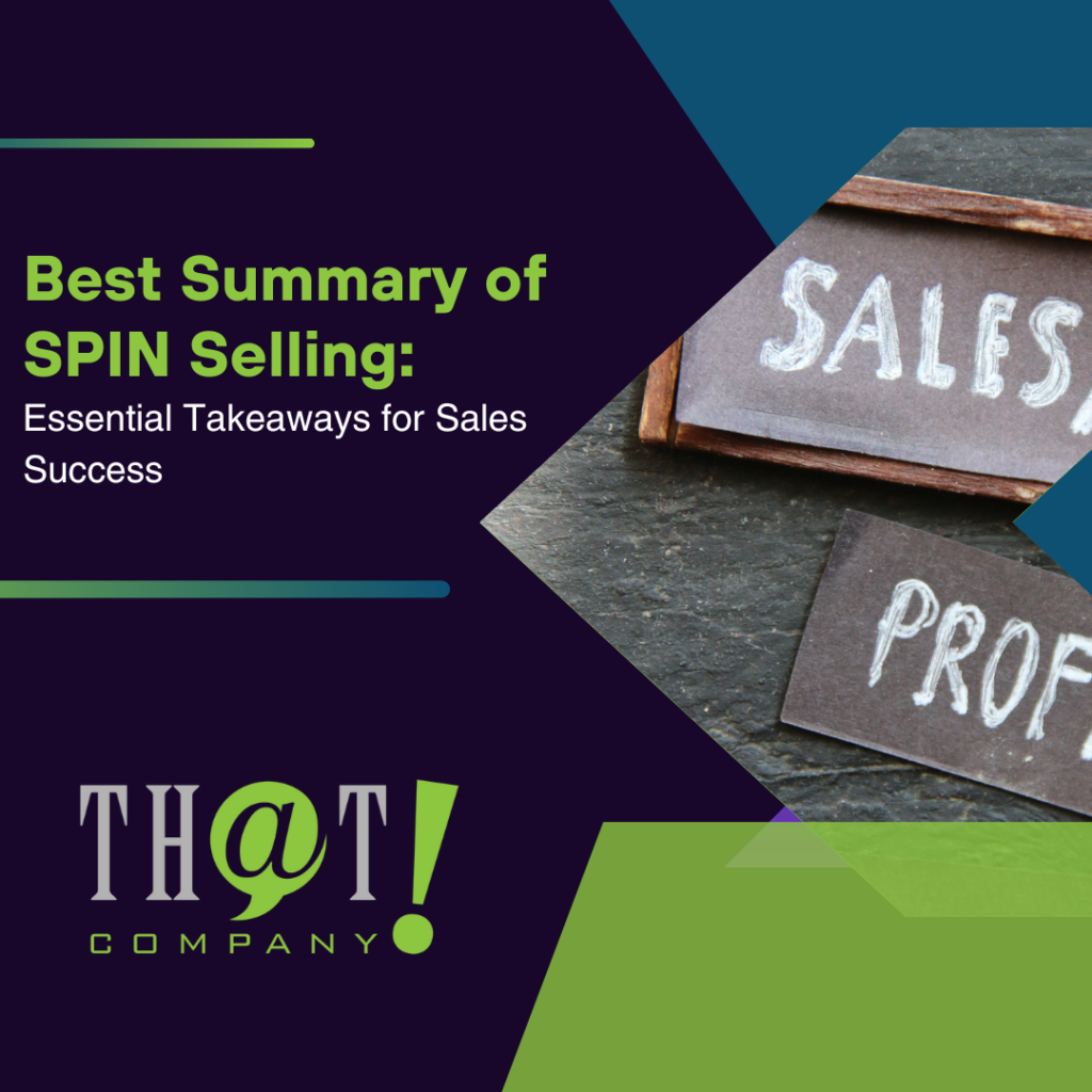 Best Summary of SPIN Selling Essential Takeaways for Sales Success Featured Image