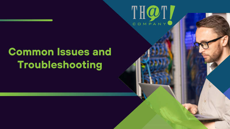 Common Issues and Troubleshooting