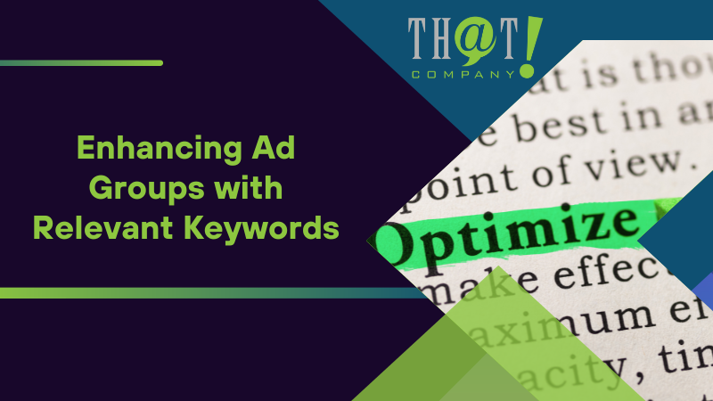 Enhancing Ad Groups with Relevant Keywords