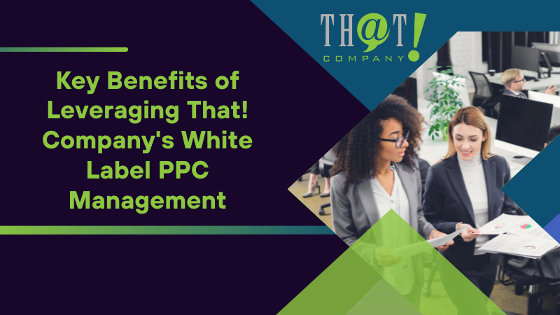 Key Benefits of Leveraging That! Company's White Label PPC Management