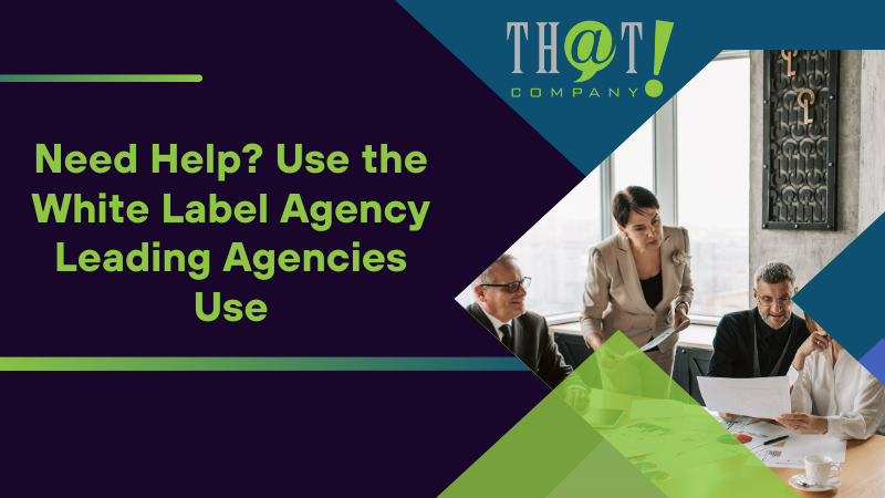 Need Help Use the White Label Agency Leading Agencies Use