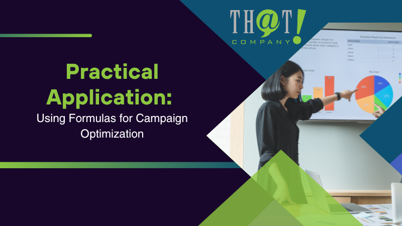 Practical Application Using Formulas for Campaign Optimization