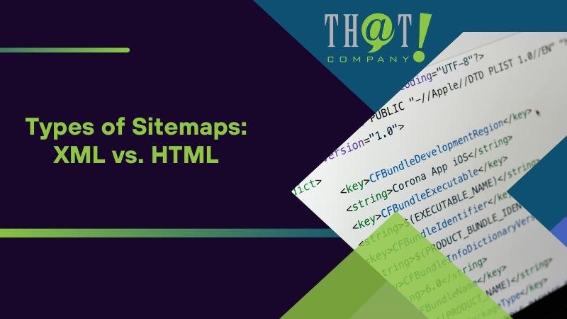 Types of Sitemaps XML vs HTML