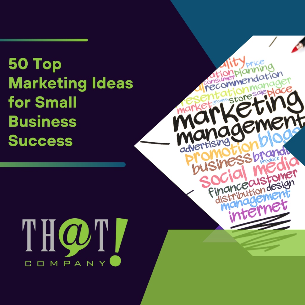 50 Top Marketing Ideas for Small Business Success Featured Image