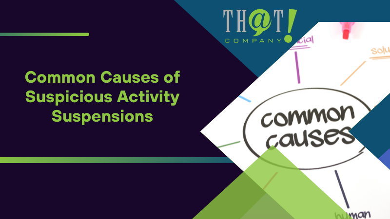 Common Causes of Suspicious Activity Suspensions